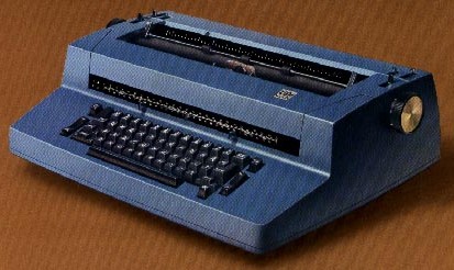 Photo of IBM Selectric typewriter